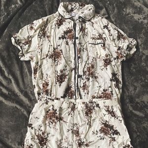 Floral Short and Short Sleeve Pajama Set